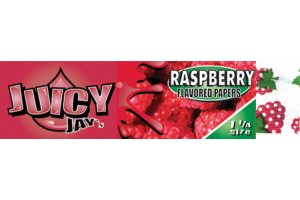 Juicy Jay's ochucené krátké papírky, Raspberry, 32ks/bal.